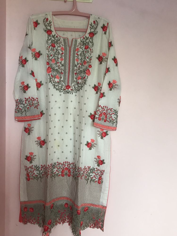 Pakistani Long Partywear Suit