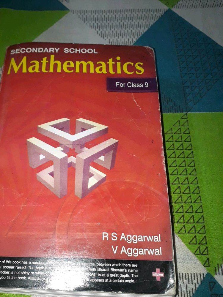 Secondary School Mathematics RSAggarwal For Class9