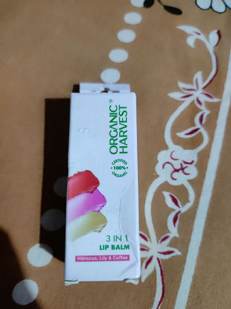 Organic Harvest 3 In 1 Lipbalm