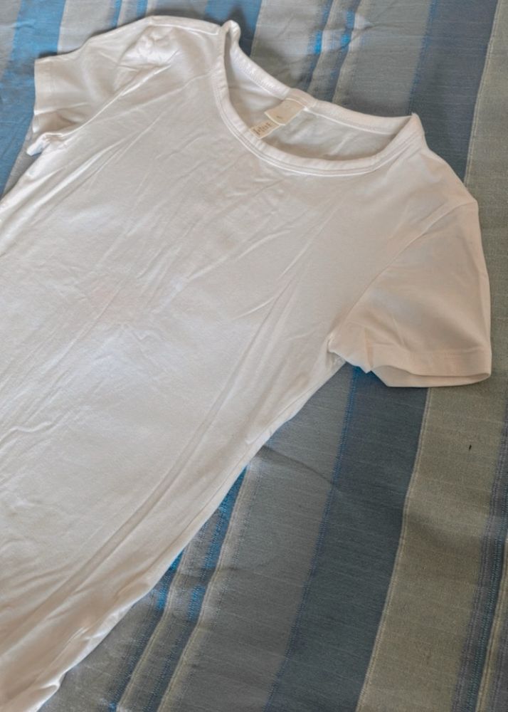 Basic White Tshirt From H&M