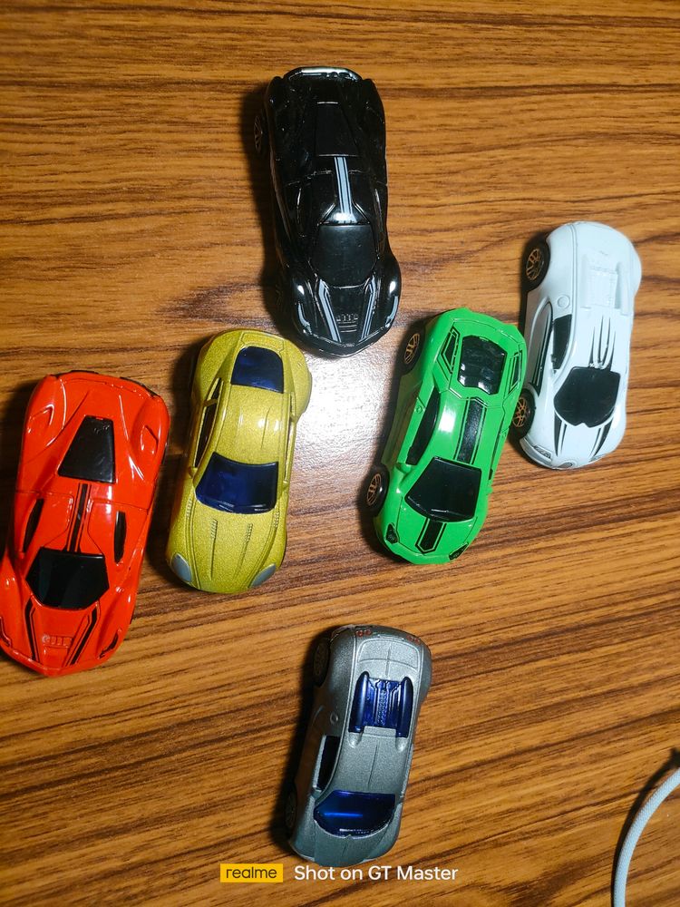 Metal Cars Pack Of 6