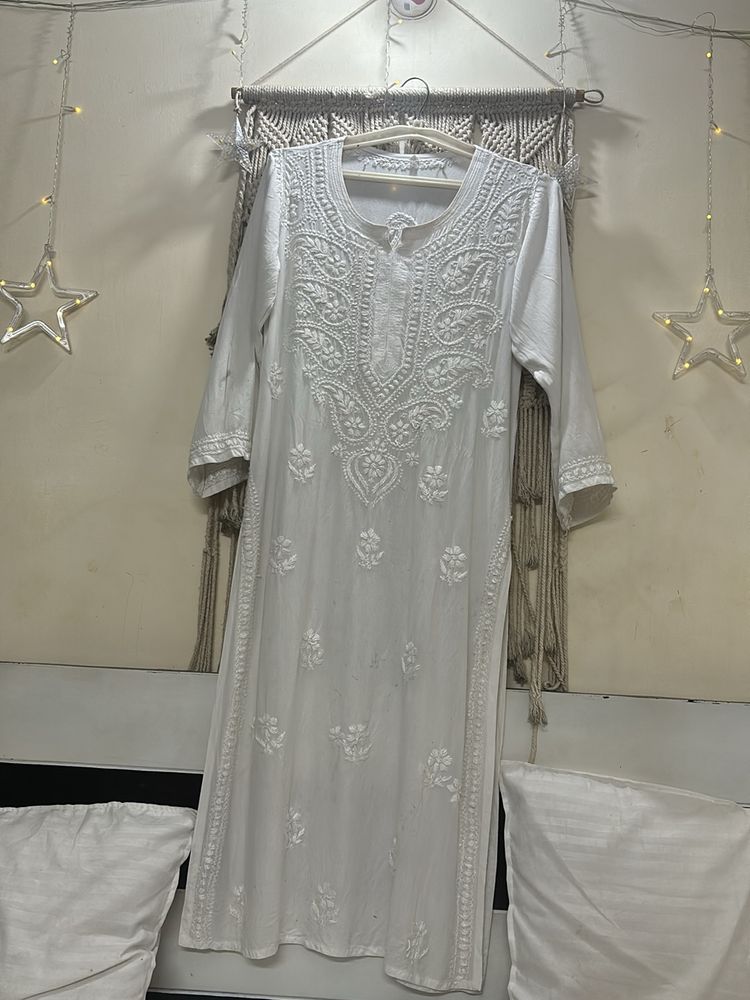 ORIGINAL HAND WORK CHIKANKARI KURTA