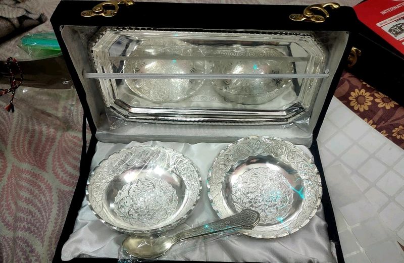 Silver Bowl Set for Gifting Purpose