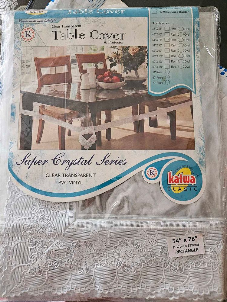 Transparent Dining Table Cover BRAND NEW