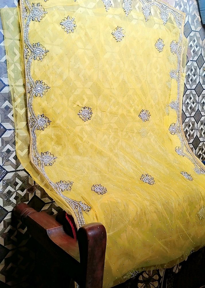 Heavy Handwork Saree