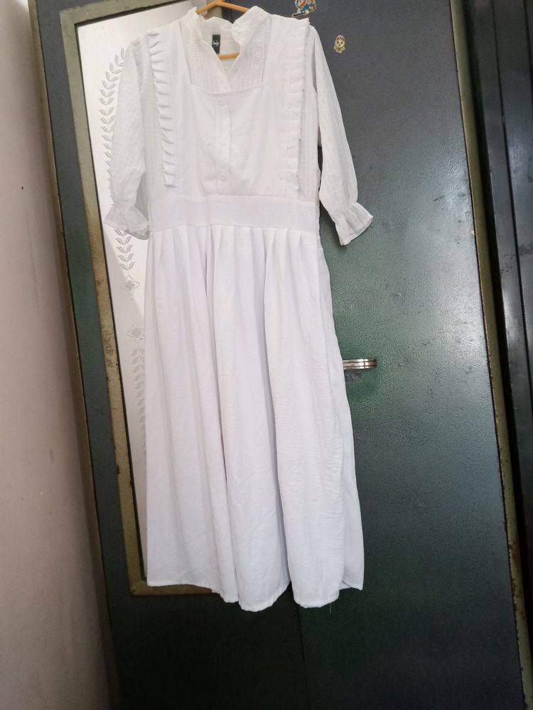 New White Colour Dress