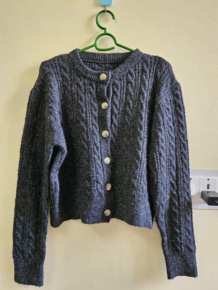 Charcoal Cardigan