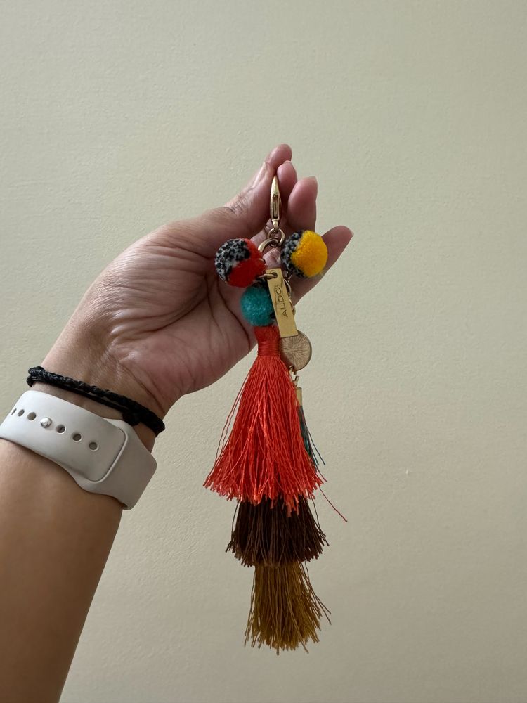 Aldo Multicolor Tassel Bag Charm