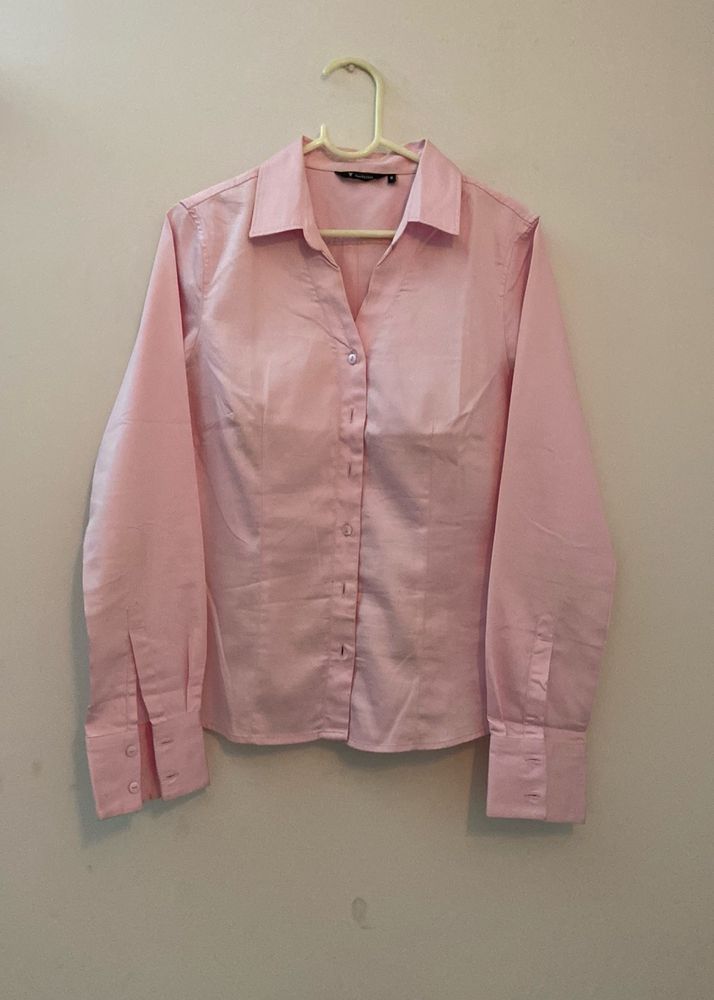 Van Huesen Formal Shirt | Pastel Pink