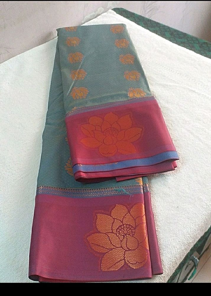 Embose Silk Saree