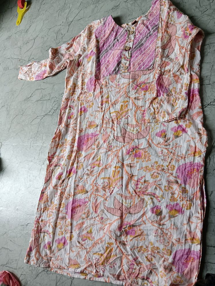 Pure Cotton Kurti