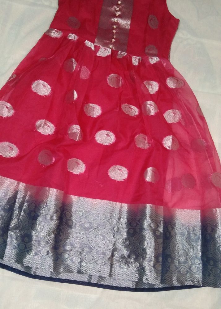 Silk Frock For Girls