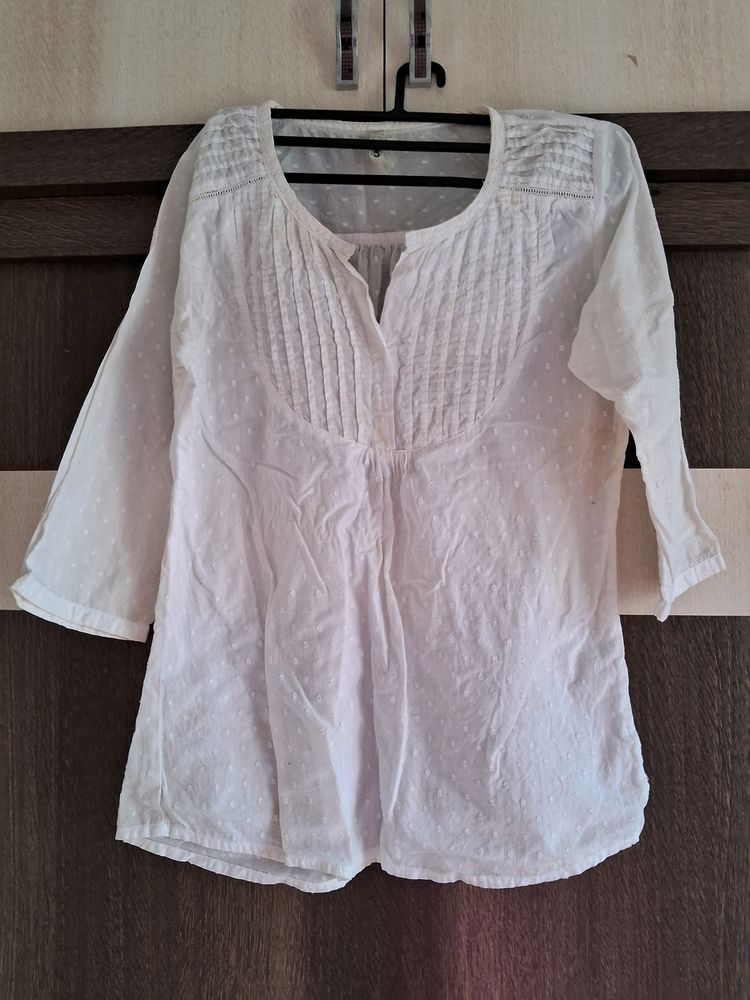 White Tunic Top