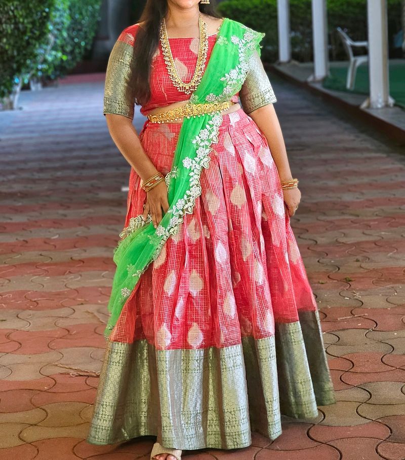 Banarasi Organza Lehenga