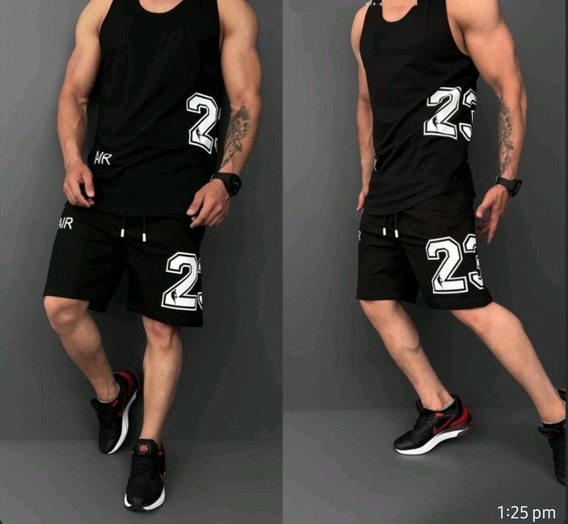 Combo of 2 piece Dry Fit Lycra sports wear for Men