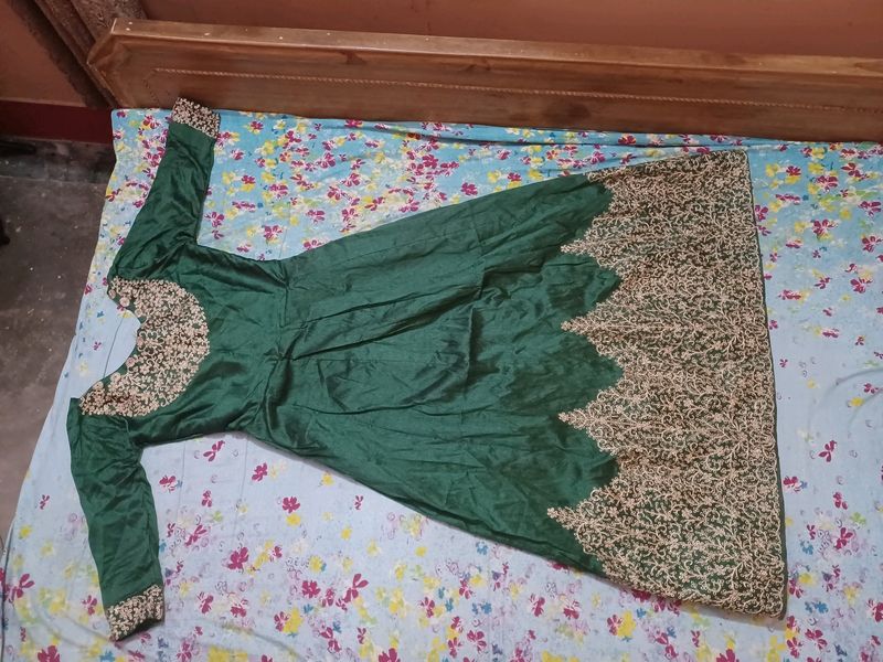 Green Party Gown Dress