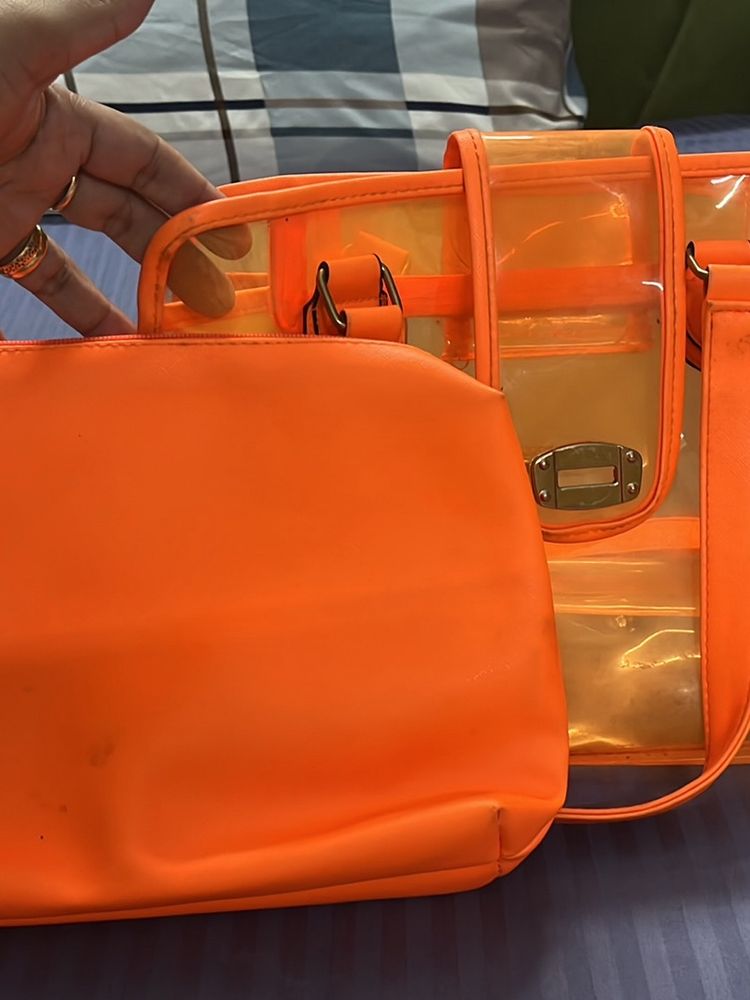 Handbag Neon Orange