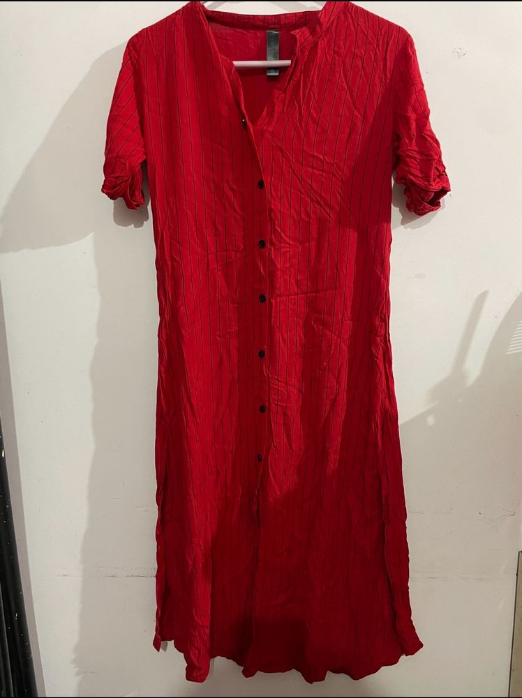 Red straight Kurta