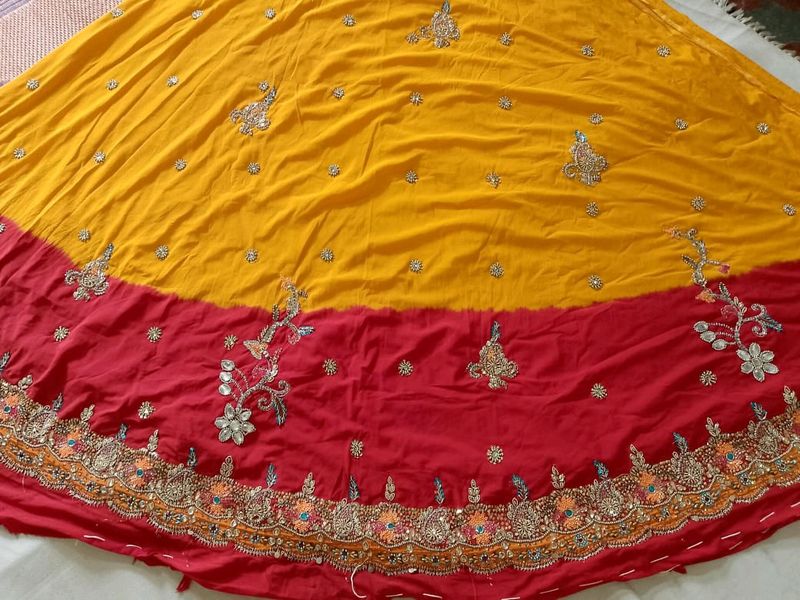 Lehenga Choli And Duptta Unstiched Fabric