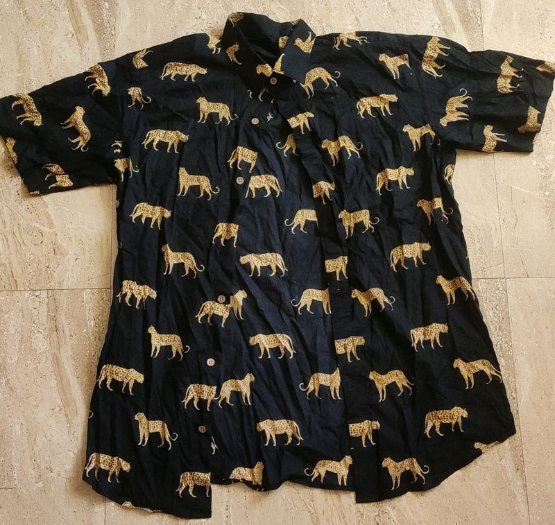 Animal Printed Over Shirt