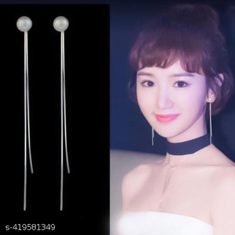 Beautiful Long Korean Earrings For Girls & Women✨