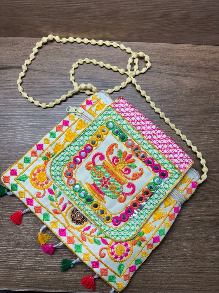 Womens Boho Udaipuri Sling Bag!!