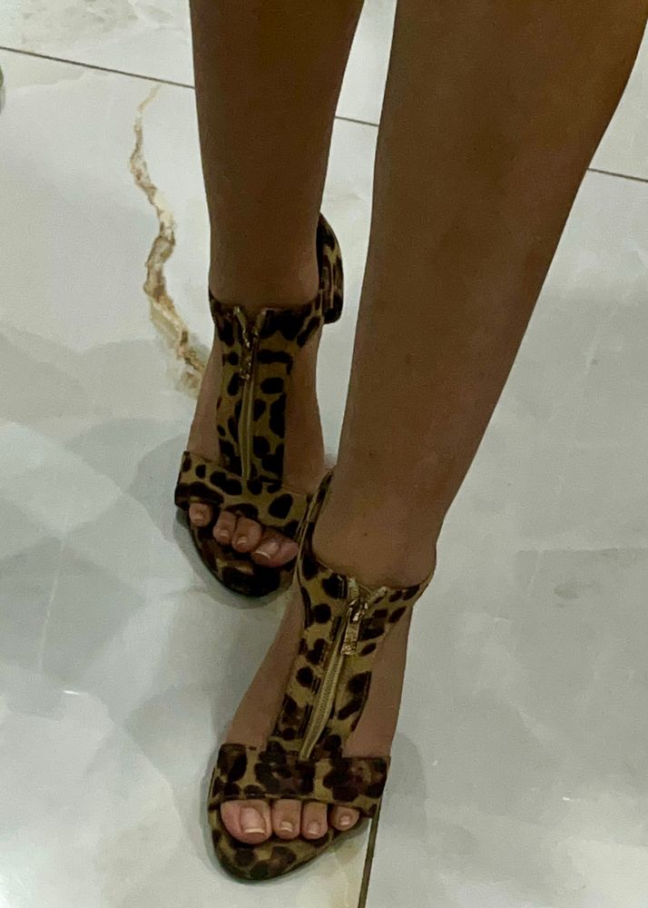 Animal Print Pencil Heel