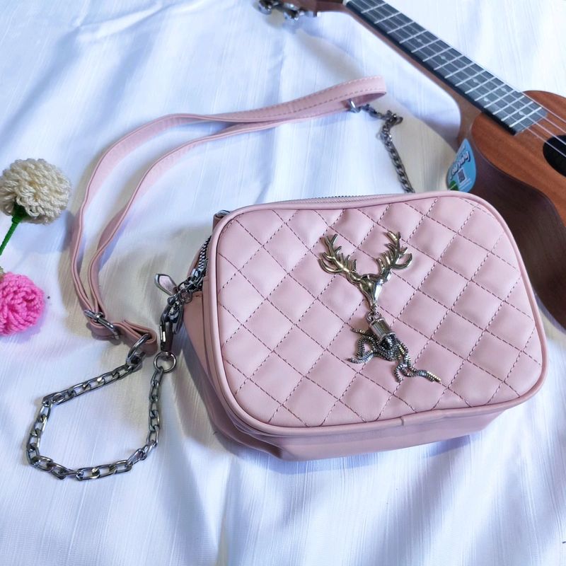 Pink Sling Bag