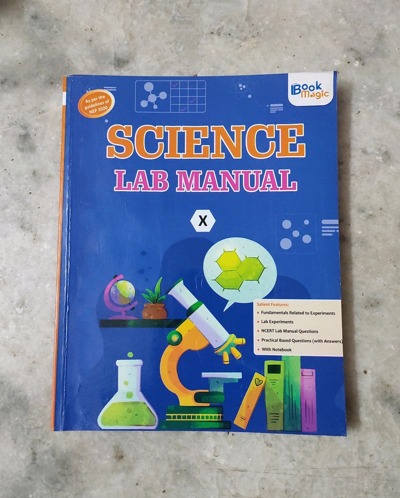 Science Lab Manual Class 10 (Book Magic)