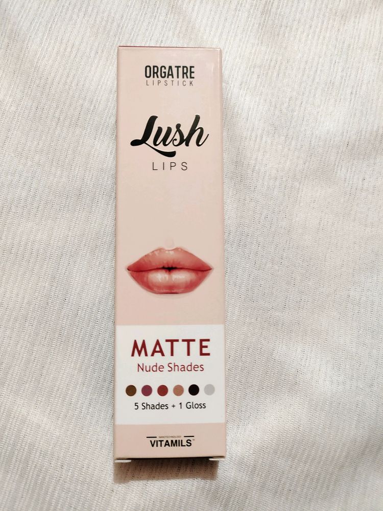 Orgatre Liquid Lipstick Nude Shades (Seal Packed)