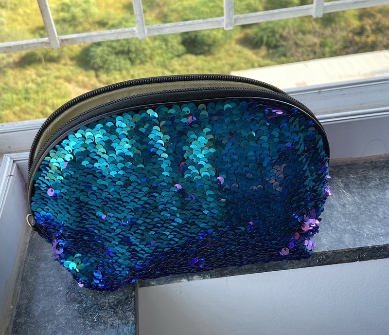 Sequin Made Multicolour Clutch