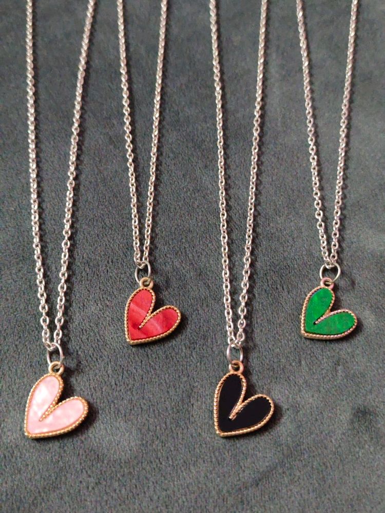 Dainty Heart necklace (Pack Of 1)