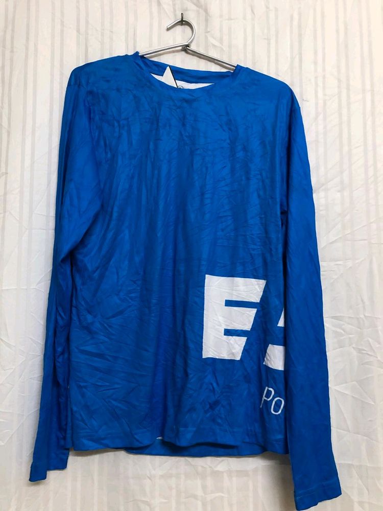 Blue Long Sleeve T Shirt