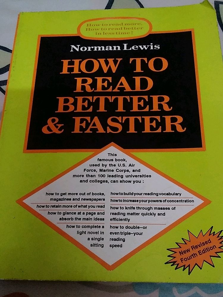 How To Read Better And Faster