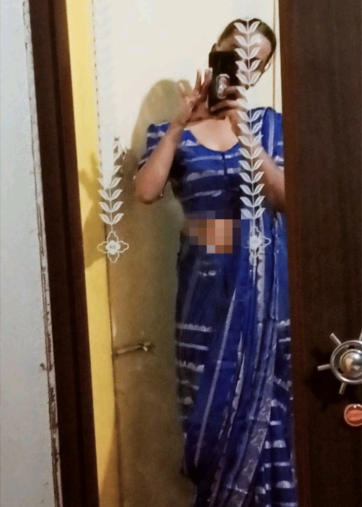 Mesmerizing Blue Saree💠