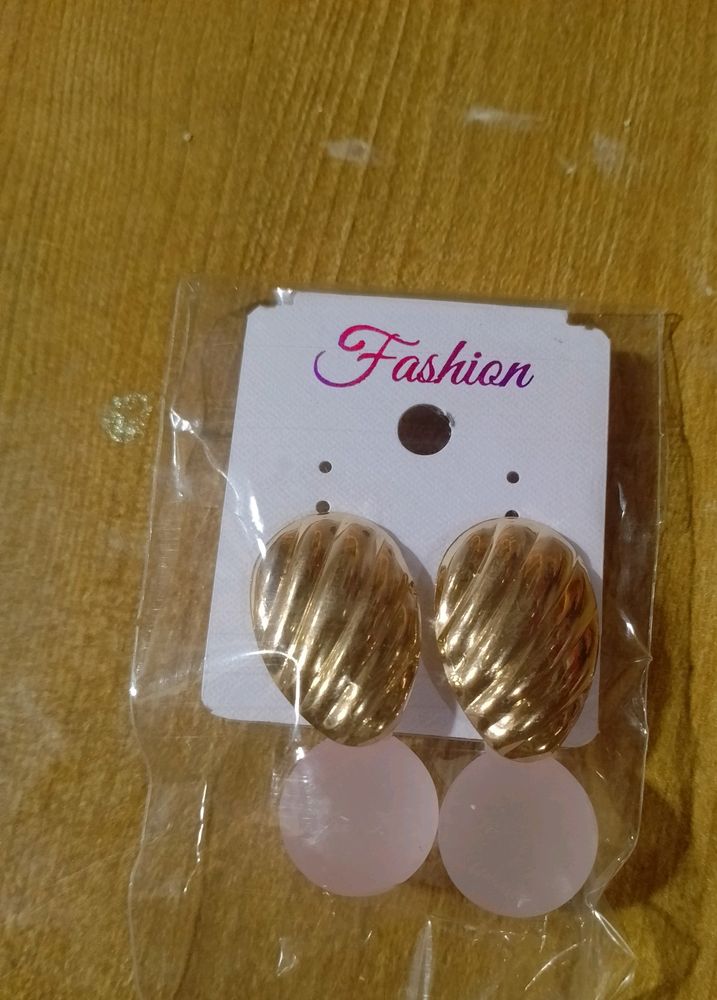 Pack Of 2 Korean Earrings Or Studs