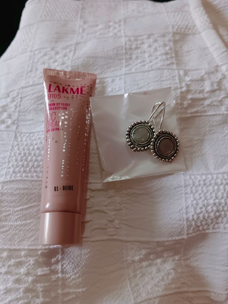 Lakme 9to5 Cc Cream , Earrings