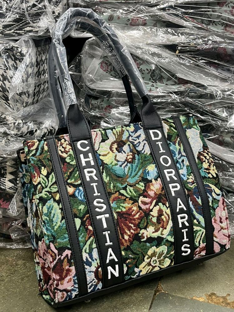 CD Floral Tote