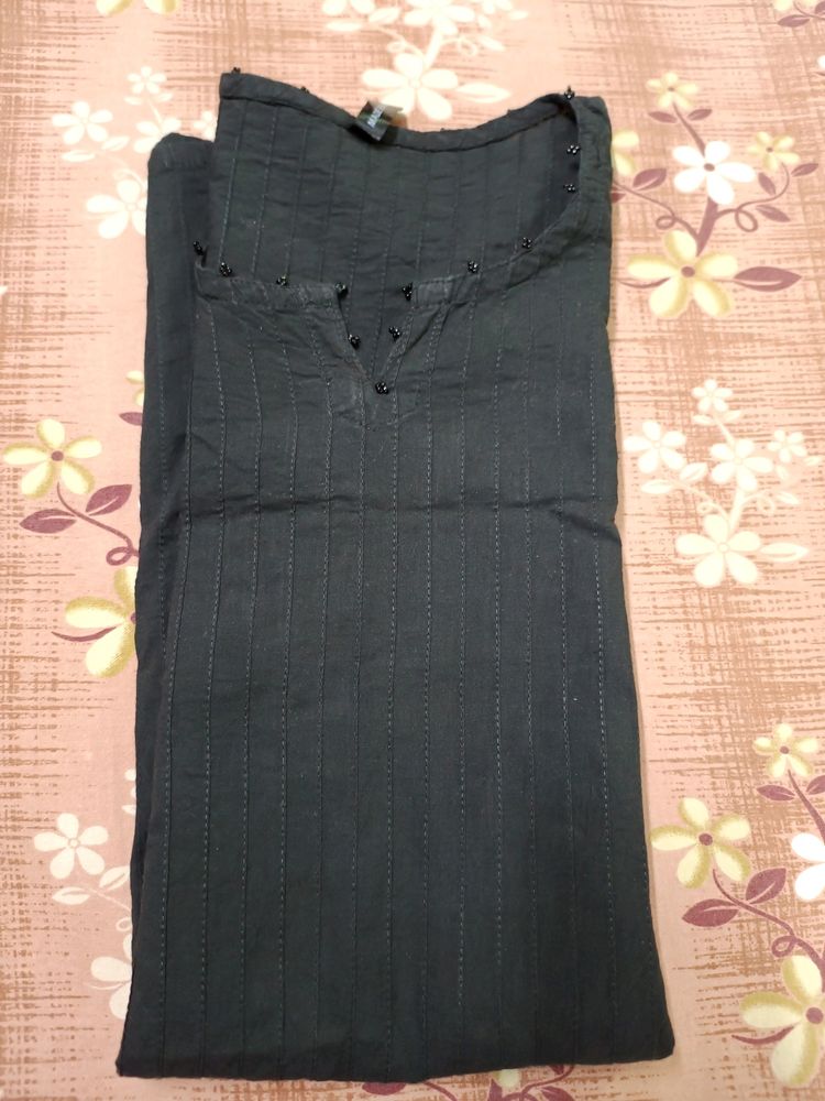 Short  Black Kurti