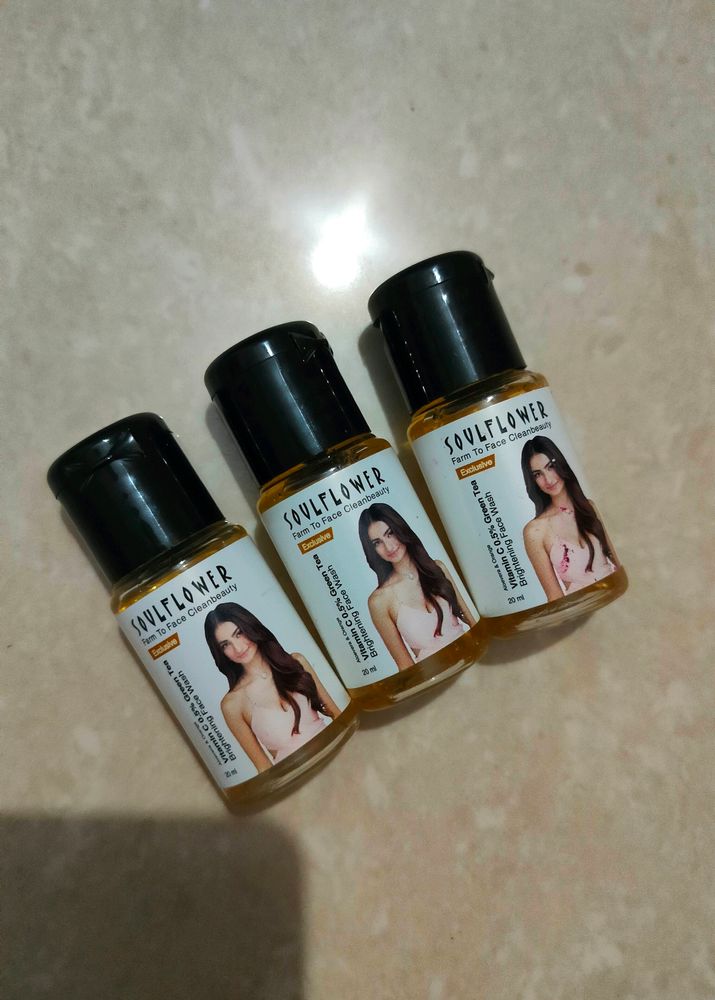 Pack Of 3 Soulflower Face Wash.