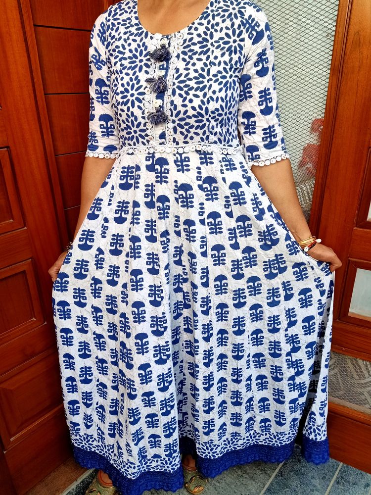 💙 Women Cotton Anarkali Style Kurti 💙