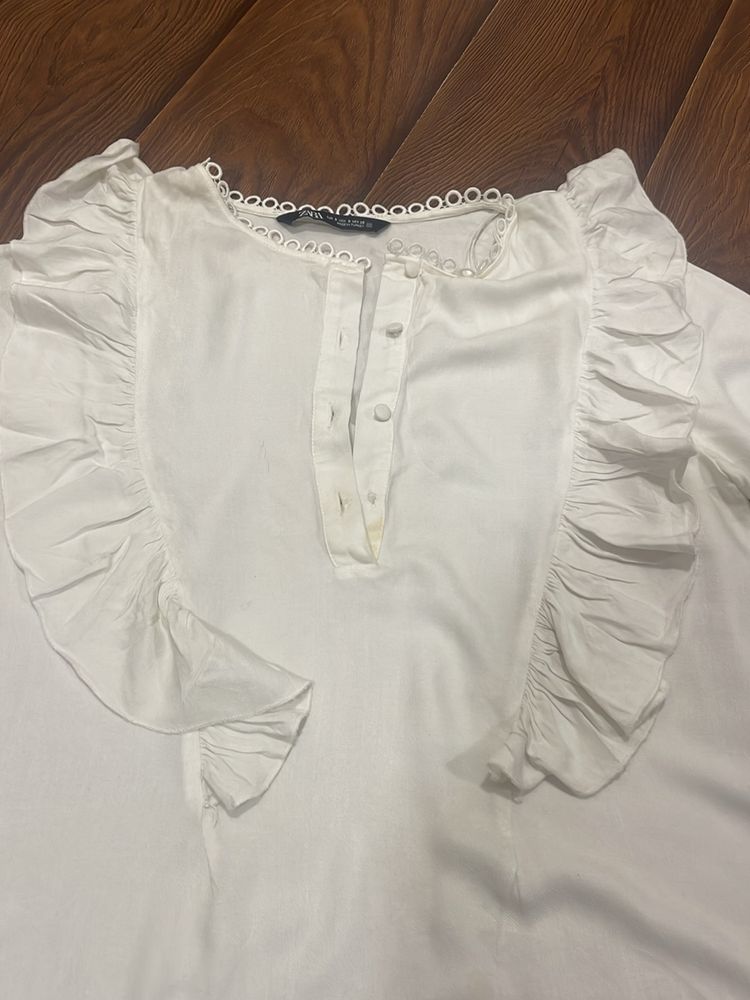 Zara Top With Lace