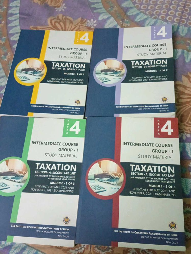 Both Groups Taxation Book... Total 4 Books