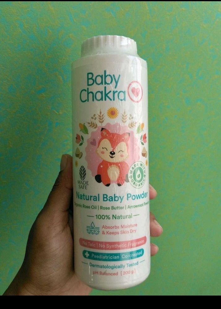 BabyChakra Combo Of 2 Natural Baby Powder, Sunscre