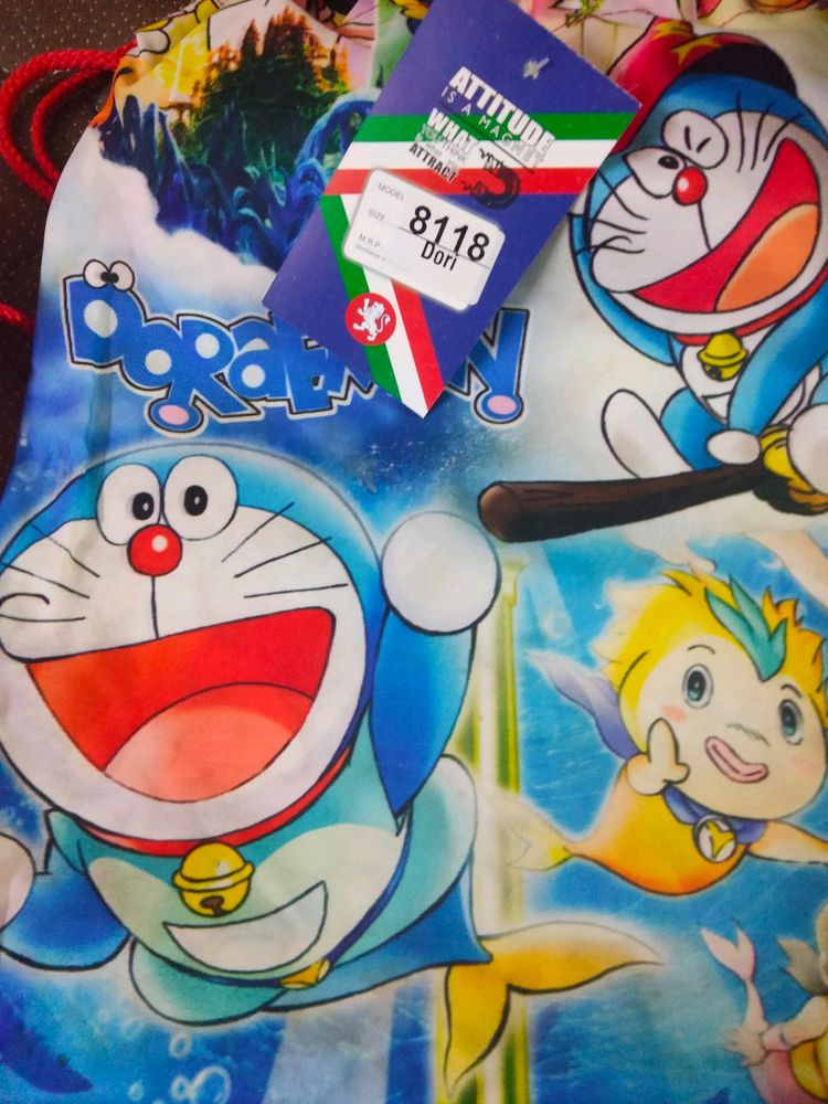 Doraemon Print Activity Or Tution Bag