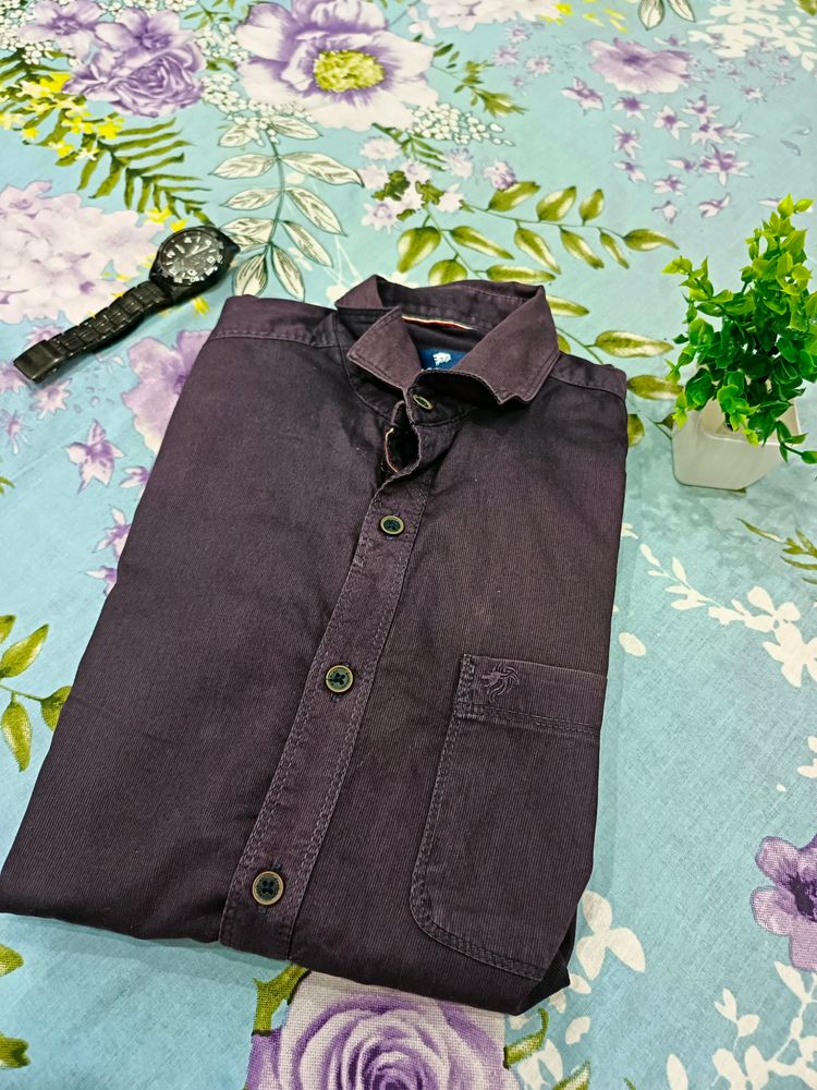 Dark Wine Casual Shirt