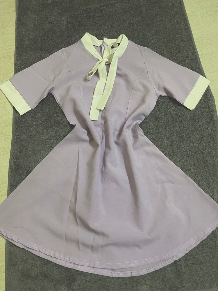 Korean Bow tie Cute Dress