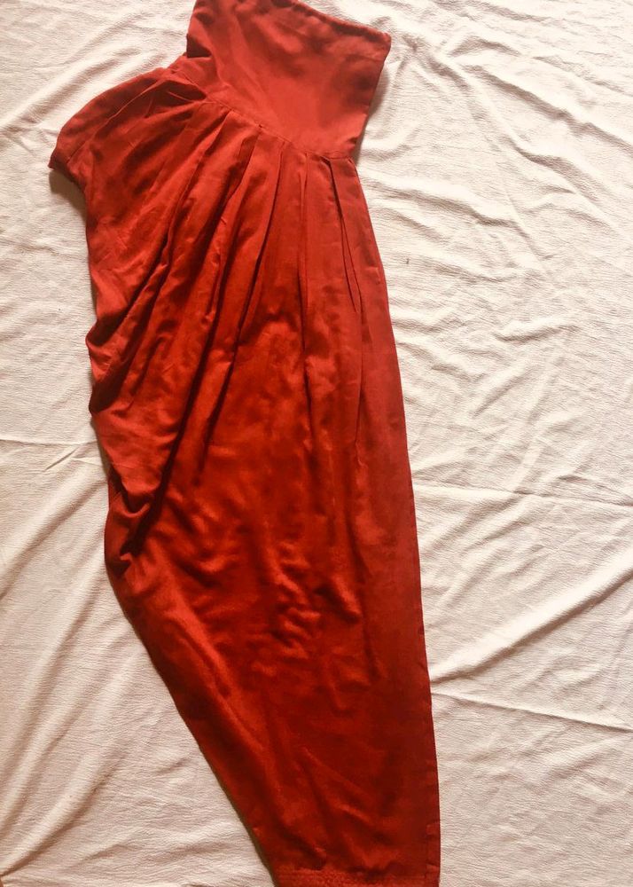 Pure Cotton Red Salwar