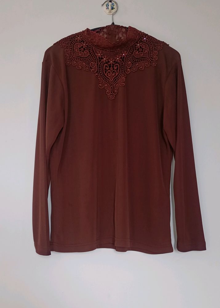 Brown Blouse