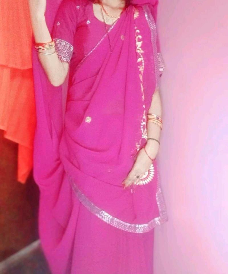 Saree With Blouse Piece